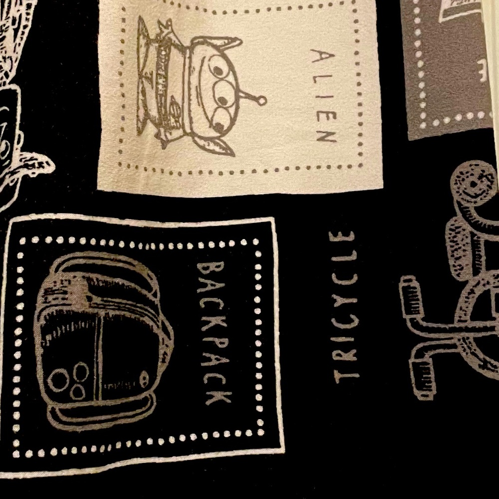 LuLaRoe Toy Story leggings grey / black / white